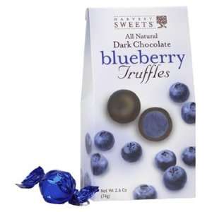 Blueberry Truffles, Dark Chocolate Shell 2.6 Oz  Grocery 