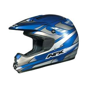 AFX FX 87 Off Road Full Face Helmet Large  Blue 