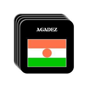 Niger   AGADEZ Set of 4 Mini Mousepad Coasters