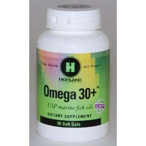  Omega 30+ USP Marine Fish Oils, A Natural Cholesterol 