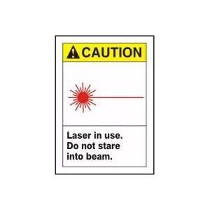  CAUTION LASER IN USE DO NOT STARE INTO BEAM (W/GRAPHIC) 14 