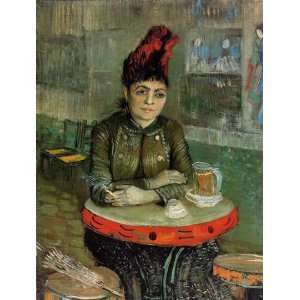  Oil Painting Agostina Sagatori Sitting in the Cafe du 