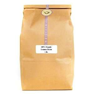 The Tao of Tea Lemon Balm, 100% Organic Herbal Tea, 1 Pounds  