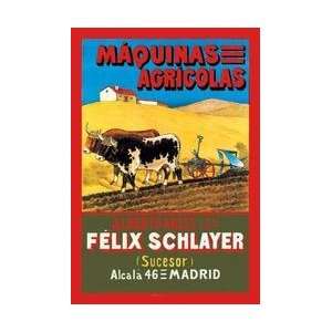  Maquinas Agricolas 20x30 poster