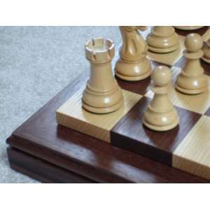   Moose River™ Solid Hardwood Chessboard   2.25 Squares Toys & Games