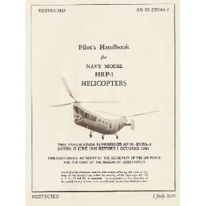    Piasecki HRP 1 Helicopter Flight Manual PV 3 / HRP Rescuer Books