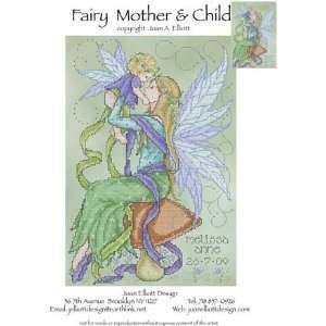  Fairy Mother and Child   Cross Stitch Pattern Arts 
