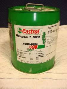   AUCTION IS FOR 1 CASTROL BRAYCO 589 27030 AWPL 5 GALLON AIRCRAFT NEW