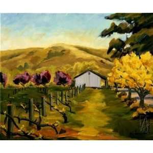  Kay Carlson   Cline Plum and Yellow Artaissance Giclee on 