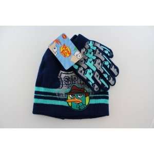  Phineas and Ferb Perry the Platypus Spy Beanie and Glove 