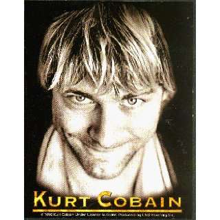 Nirvana   Kurt Cobain (Head shot, Logo Below)   Sticker 