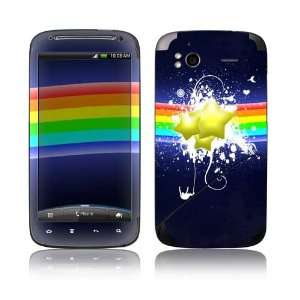  HTC Sensation 4G Decal Skin Sticker   Rainbow Stars 