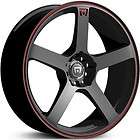 17 inch Motegi Racing MR116 black wheels 5x4.25 5x108