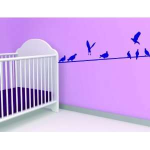    Removable Wall Decals   Birds On a Wire Decal