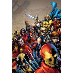   Size Avengers #1 Cover Iron Man by Bryan Hitch, 48x72