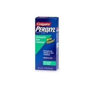 Colgate Peroxyl Antiseptic Oral Cleanser, Refreshing Cool Mint   16 fl 