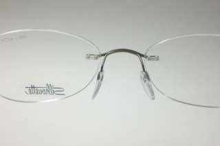 SILHOUETTE 6685 BROWN 6073 EYEGLASSES AUTH. S 49 TITAN  