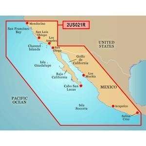  Garmin BlueChart G2 California/Mexico Saltwater Map 