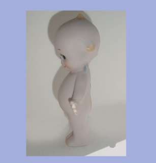 Vintage Bisque Kewpie Doll Figure   Original Japan Label  Cute  