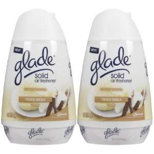 Glade Solid Air Freshener, French Vanilla, 6 oz 2 ct (Quantity of 5)