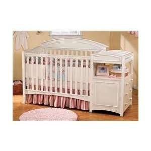   Vienna 4 in 1 Sleep System with Changing Station Finish White Baby