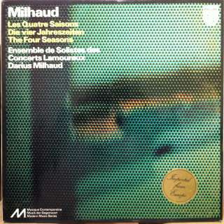 DARIUS MILHAUD les quatre saisons LP mint  6504 111  