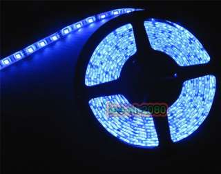 New 5M 500CM 12V SMD 5050 300PCS LED Strip Light Lamp WaterProof blue 