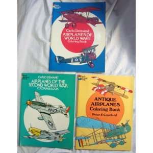   War Airplane Coloring Books Carlo Deman; Peter F. Copeland; Books