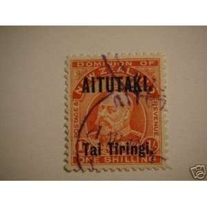  AITUTAKI SCOTT # 13 USED VF SHILLING 