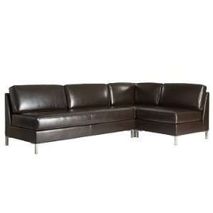  west elm Leather Armless Set 3   Sofa, Single & Corner 