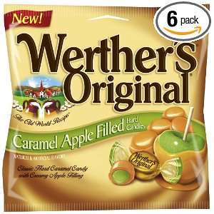 Werthers Original Caramel, Apple Filled, 5.5 Ounce (Pack of 6)