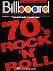 Billboard Top Rock n Roll Hits Of The 70s Book Piano