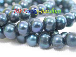 wholesale 5 piece navy blue pearl bracelet j7415  