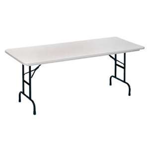  96 x 30 Adjustable Height Blow Molded Folding Table 