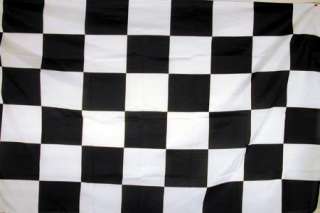BLACK and WHITE CHECKERED RACING FLAG   NASCAR 3x5 NEW  