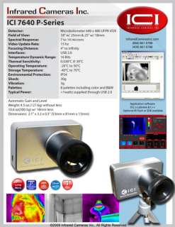 ICI 7640 Thermal Imaging Infrared Fix Mounted Camera IR  