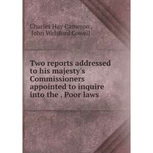   laws . John Welsford Cowell Charles Hay Cameron   Books