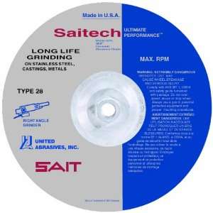   SAIT 21094 9 by 1/4 by 7/8 ECH Type 28 Grinding Wheel, 25 Pack Home