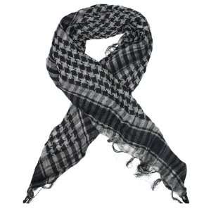  Shemagh Head and Neck Scarf Palestinian Arab style BLACK 
