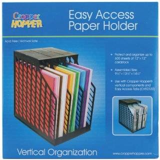 Advantus Cropper Hopper Easy Access Paper Holder, Black