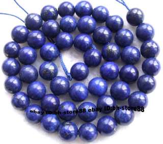 8mm Natural Lapis Lazuli Round Gemstone Beads 15  