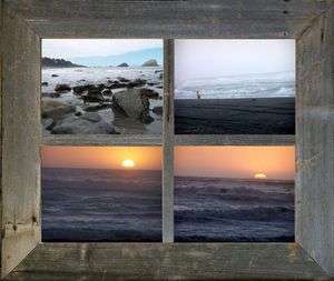 Picture Frame 3 Barn Window Picture Frames for (4) 8 X 10 s  