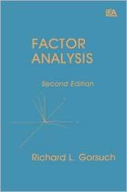 Factor Analysis, (089859202X), Gorsuch; Richard L., Textbooks   Barnes 