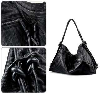 Fashion Korean Style Womens Hobo PU leather handbag shoulder Bag 