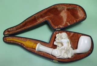 EAGLE SNAKE MAN Prominent Tobacco Meerschaum Pipe Pipes труба 