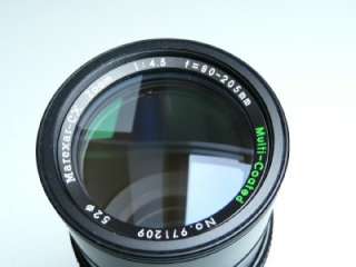 Marexar CX 80 205mm f4 5 Zoom Lens Canon FD Film Camera Mount (971209 
