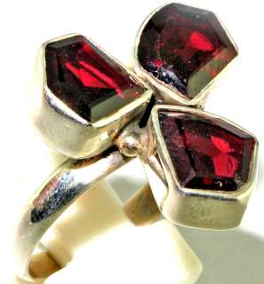 Latest collection Wonderful garnet .925 Silver Ring size 7  