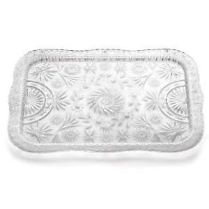  Crystalware Catering Tray, 22x16 Inch, Clear Kitchen 