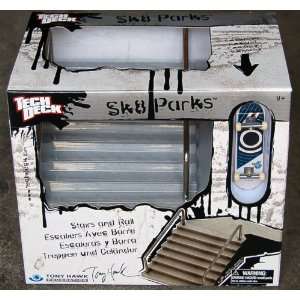   Tech Deck Sk8 Parks Stairs and Rail Tony Hawk Foundation Toys & Games