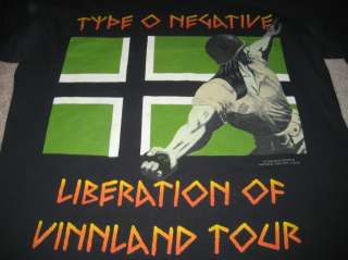 Type O Negative Vinnland LS Shirt Size L Life of Agony Doom Metal 